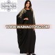 6069# Fashion Embroidery Design Nida Muslim Dress Abaya in Dubai Islamic Free Size Bat Sleeve Kimono Clothing